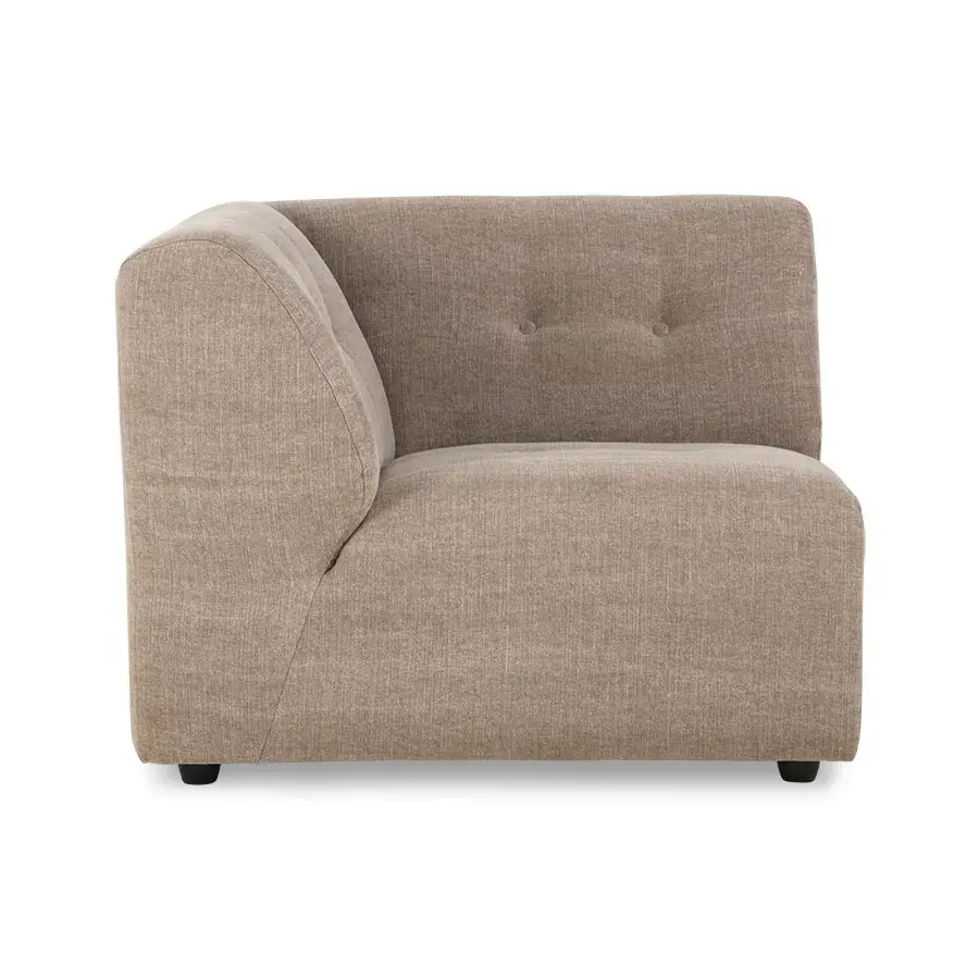 Vint sofamodul venstre Hjørne 94x74 cm, Taupe