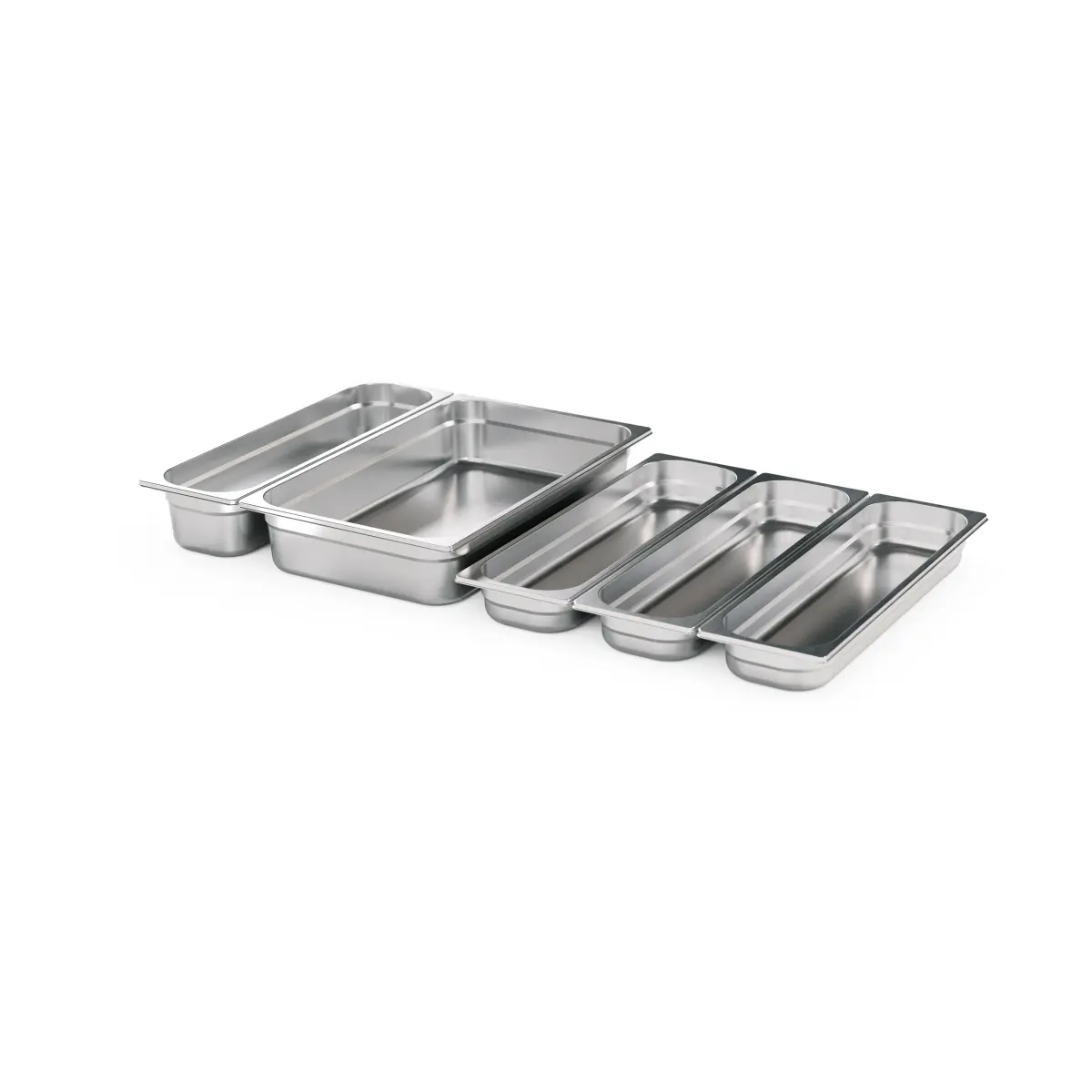 FIRE KITCHEN oppbevaringsbokser, Rustfritt stål, 5 deler