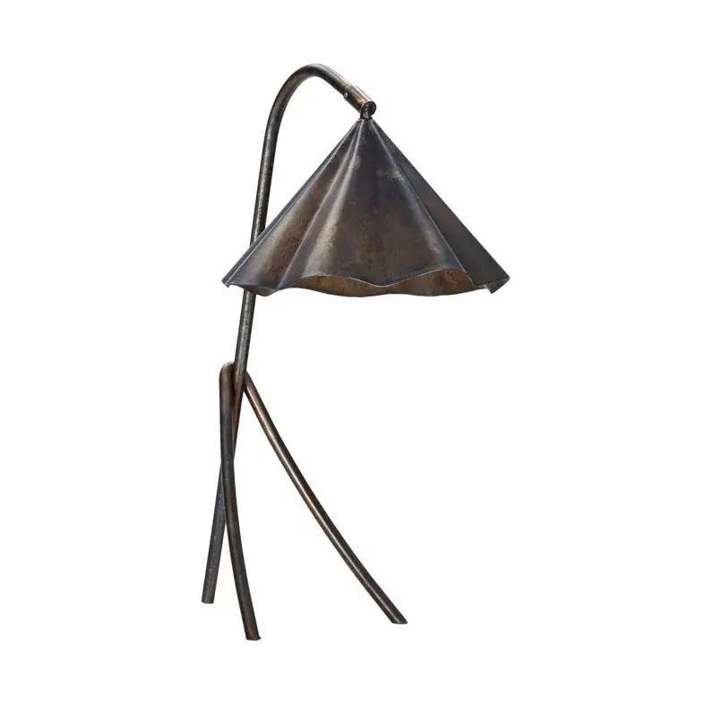 Flola bordlampe, Antikk brun