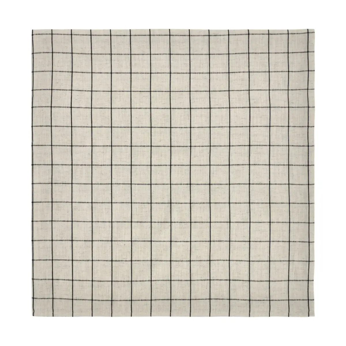 Join bordduk 150x150 cm, Svart-off white
