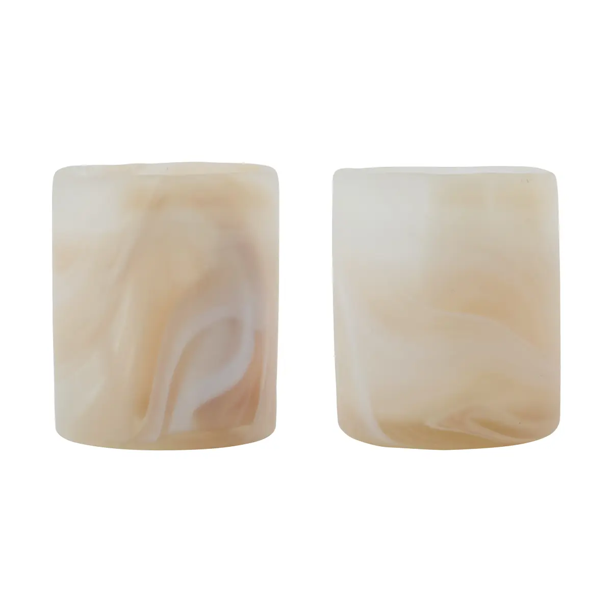 Kae telysholder Ø7x8 cm, Beige