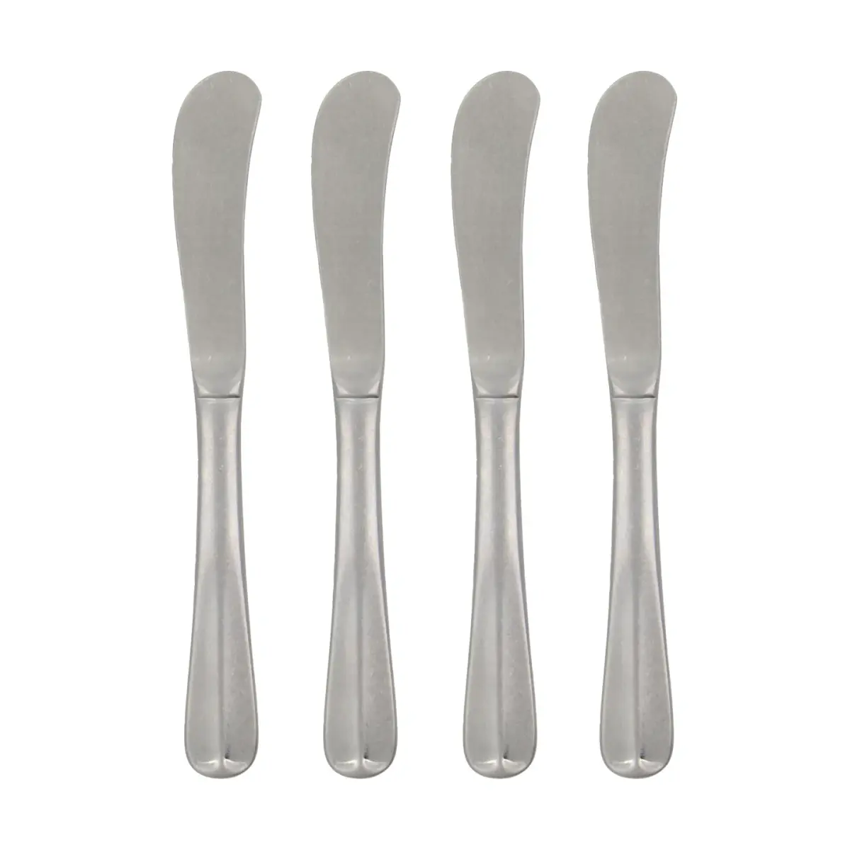 Mora smørkniv 4-pakning, Silver finish