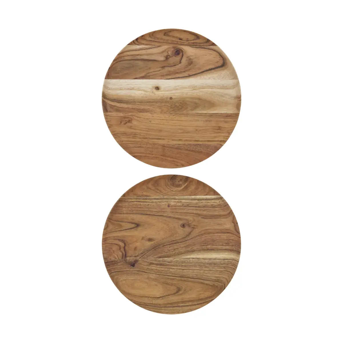 Wood brett Ø25 cm 2-pakning, Natur