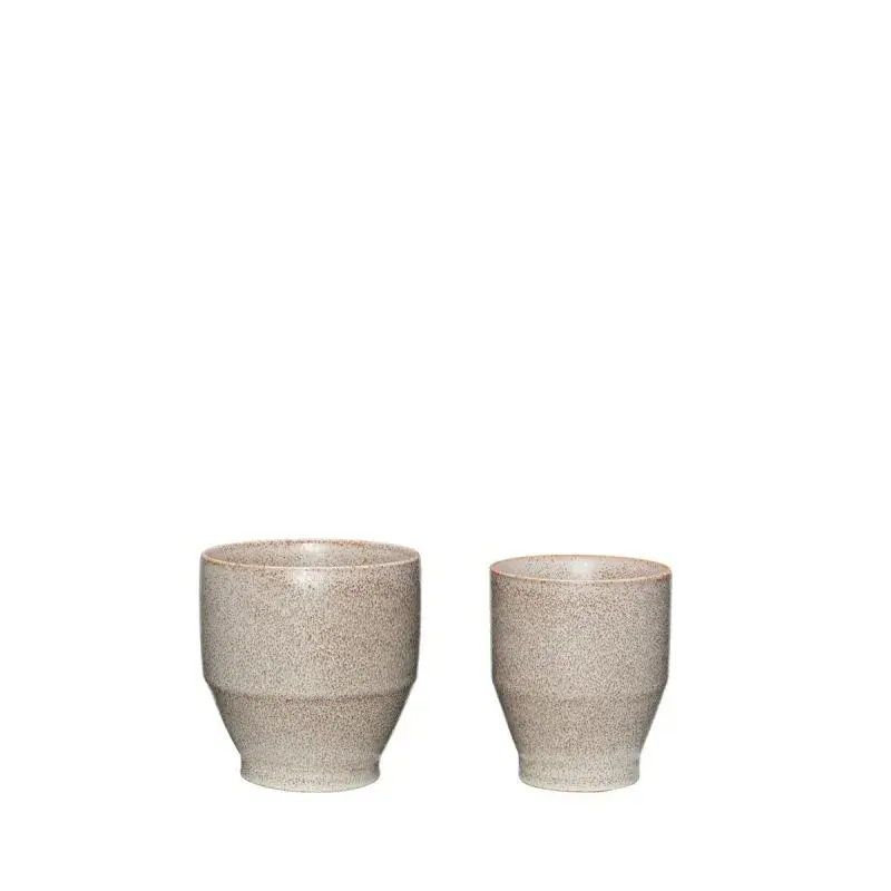 Ashes keramikkrukker 2-pakning, Rosa