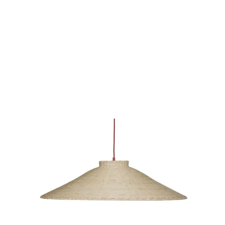 Chand taklampe Ø80 cm, Natural-red