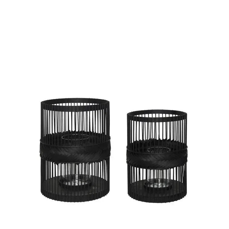 Hexa Lykter 2-pakning, Svart