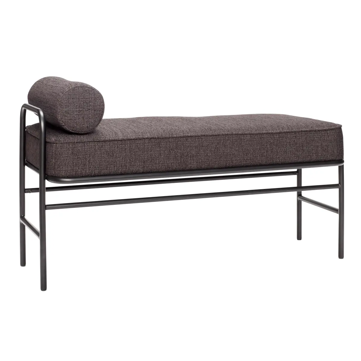 Hübsch benk 106 cm, Svart