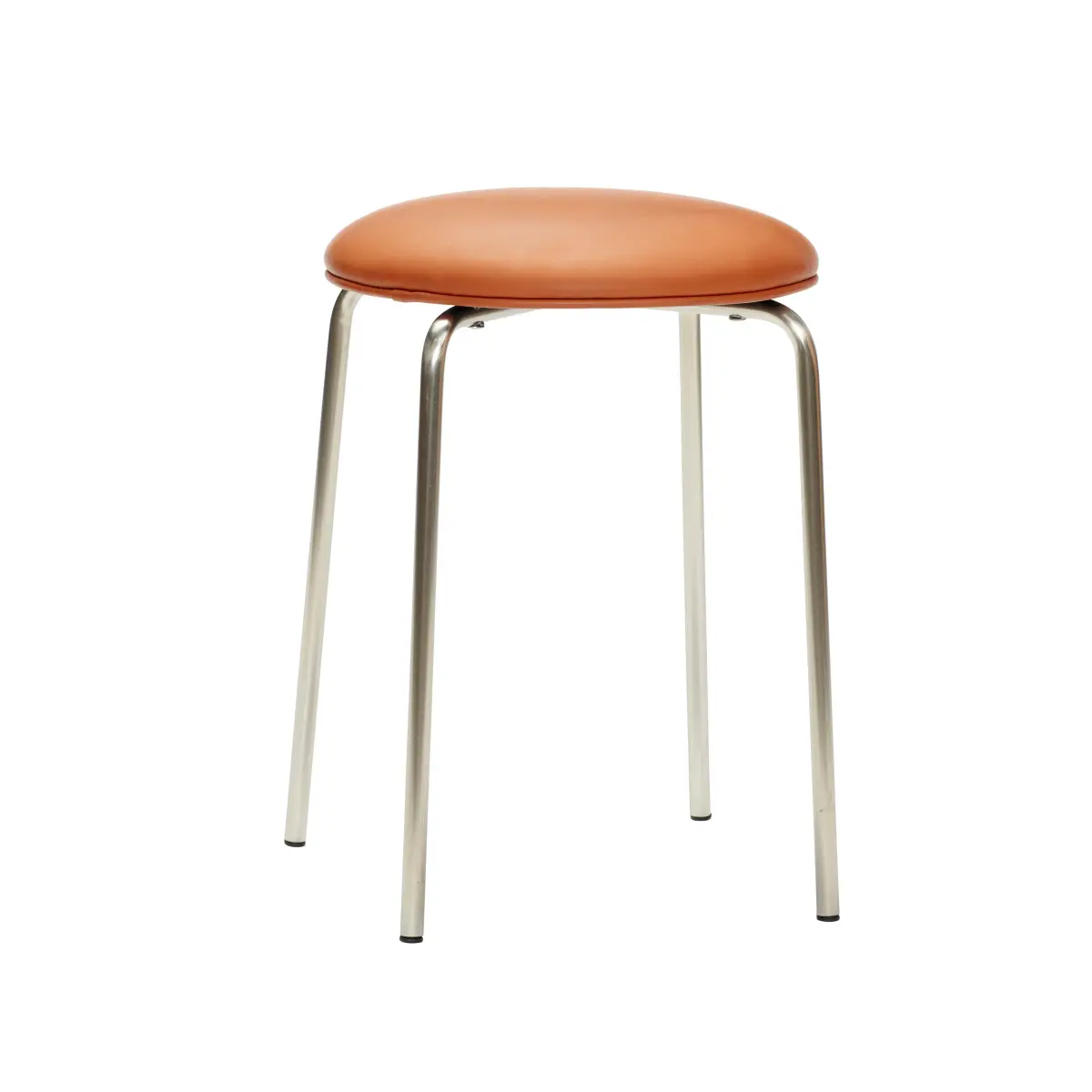 Hübsch pall H48 cm, Metall-nikkel-brun