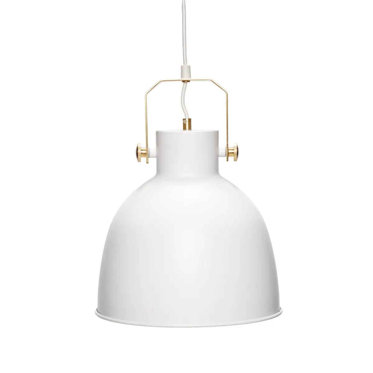 Hübsch taklampe Ø29 cm, Hvitt-gull