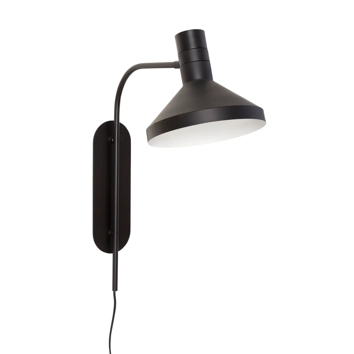 Hübsch vegglampe H56 cm, Svart