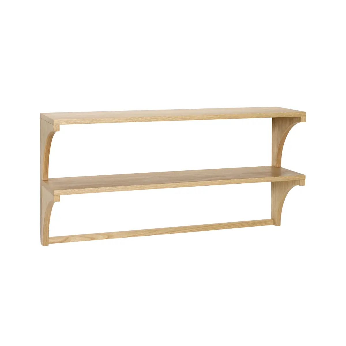 Hylle 100x25 cm, Natur
