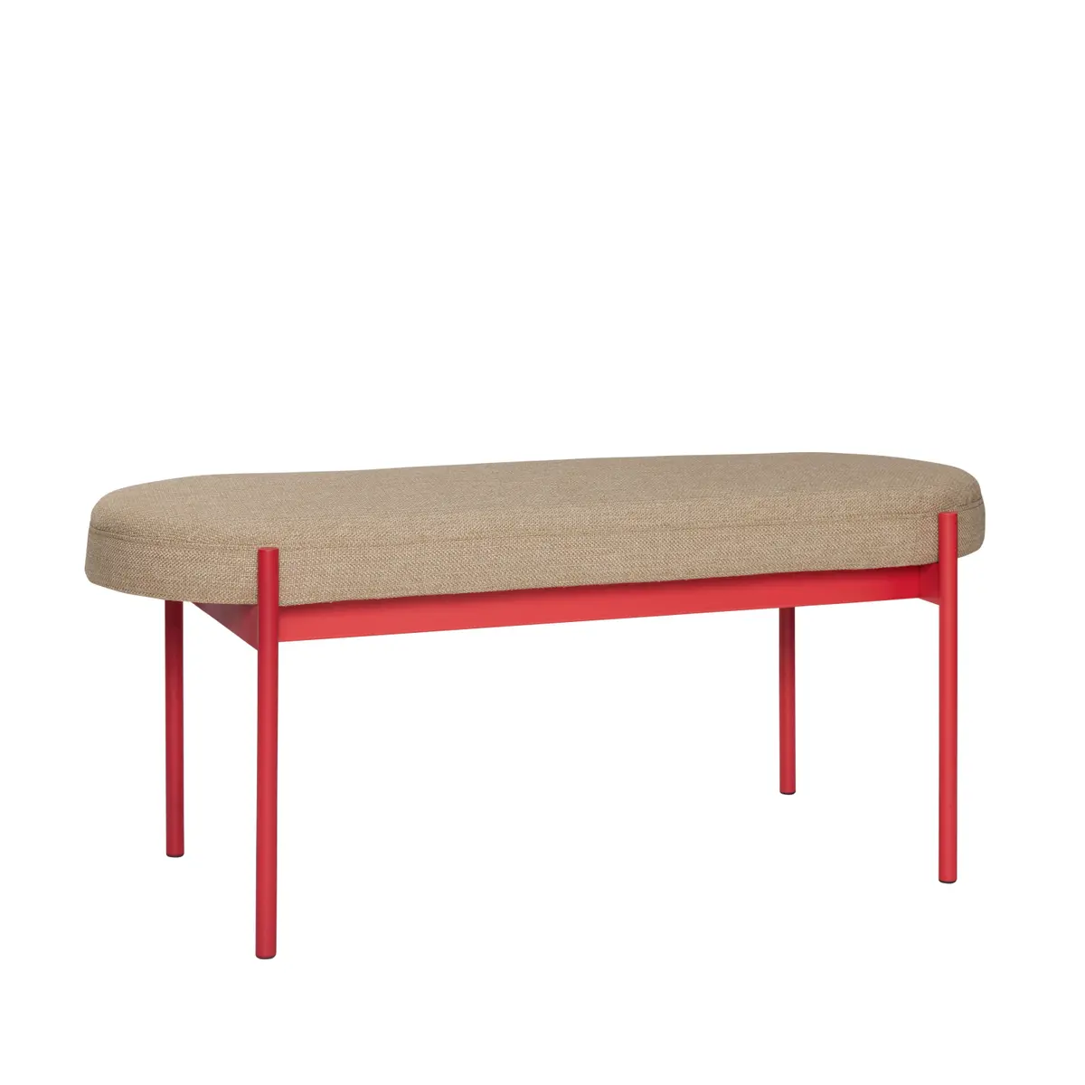 Klint benk 110 cm, Rød