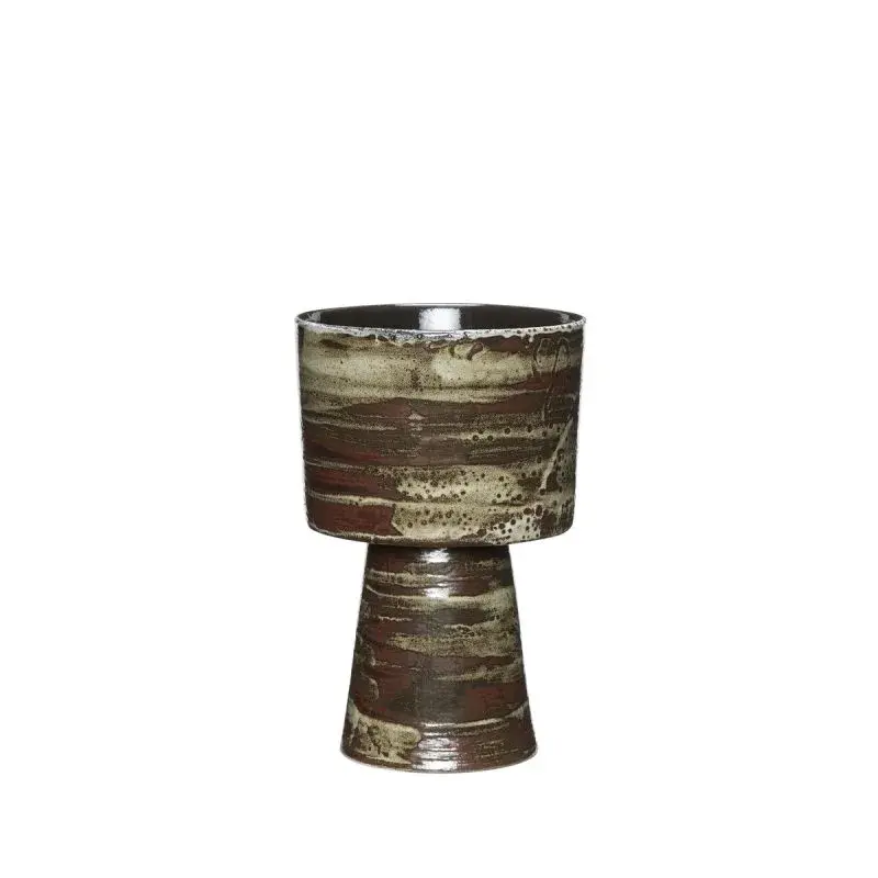 Plint krukke Ø17 cm, Brun