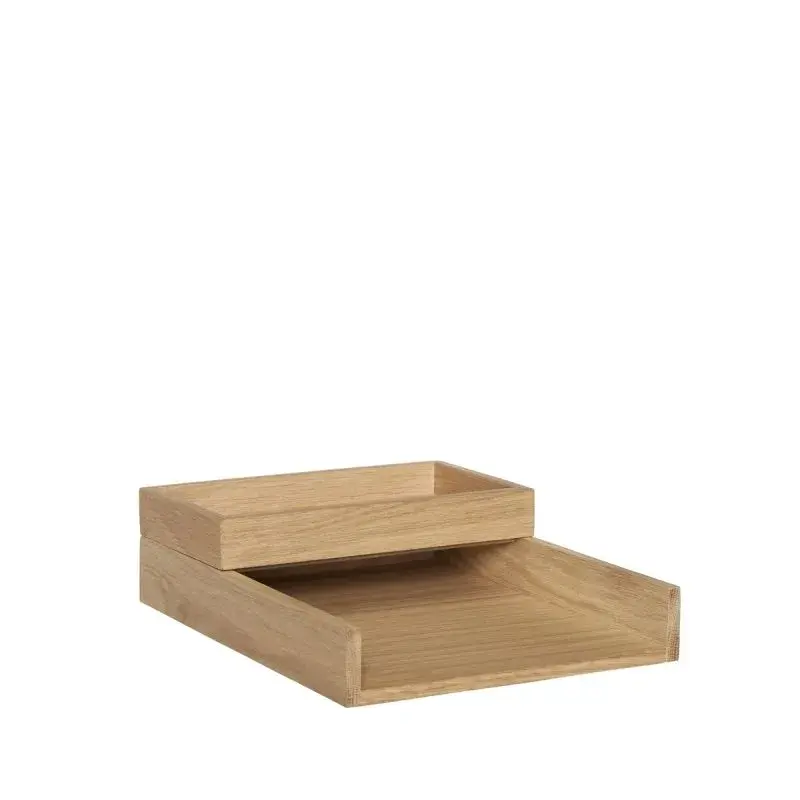 Rail skrivebordsstativ 2 deler, Natur