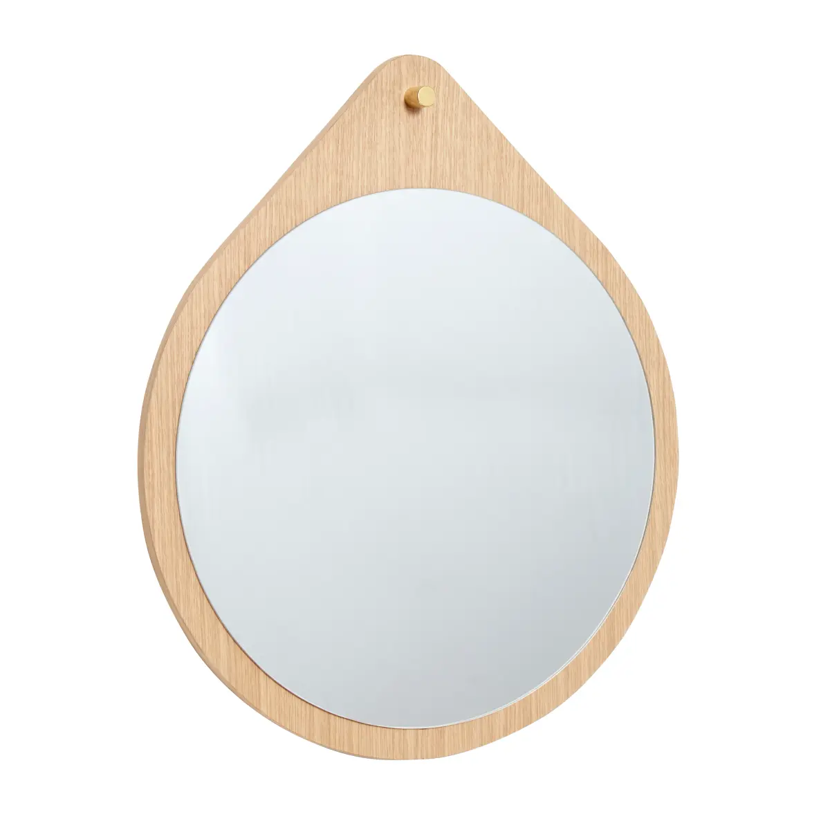 Veggspeil Ø64 cm, Natur