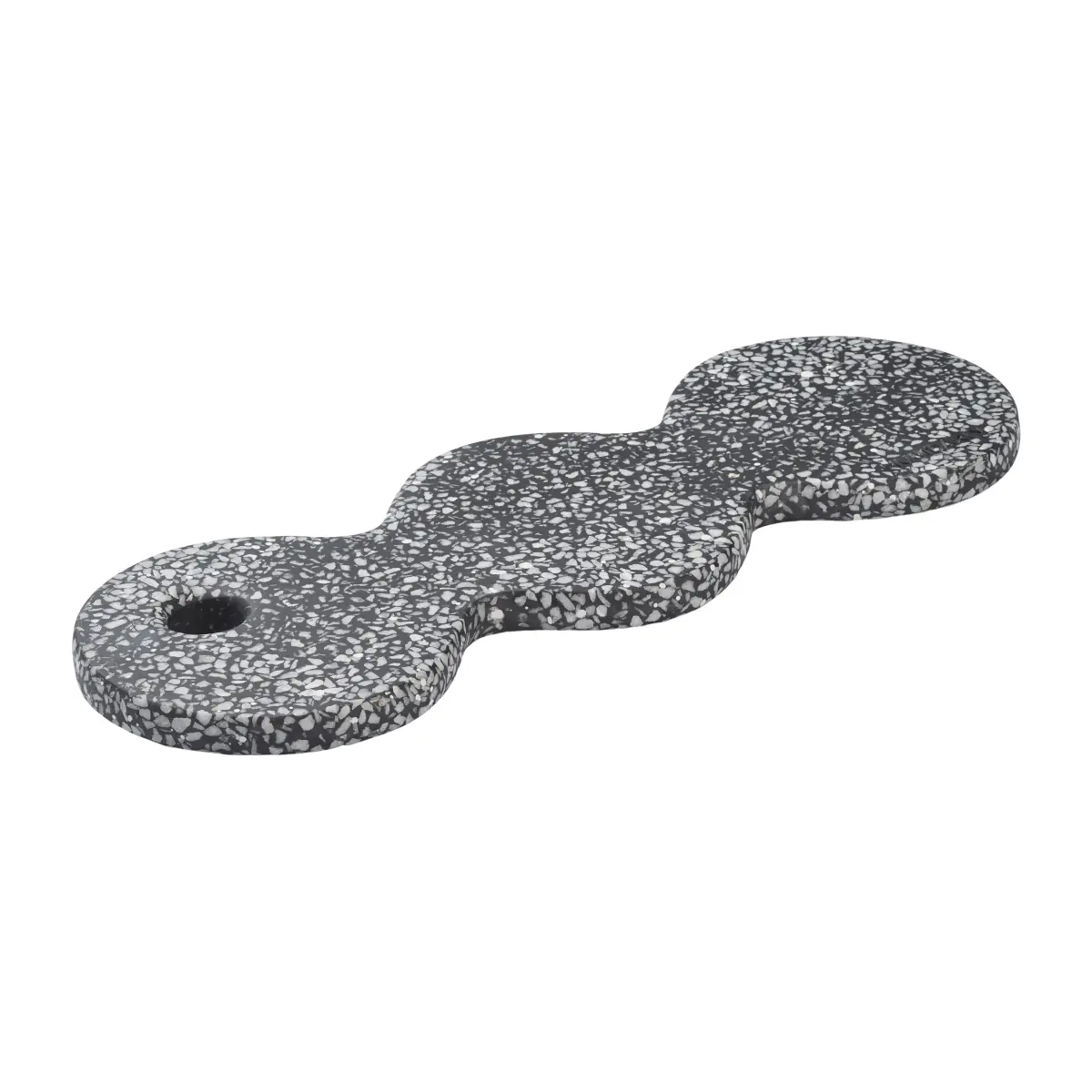 Humdakin Terrazzo brett 40 cm, Black