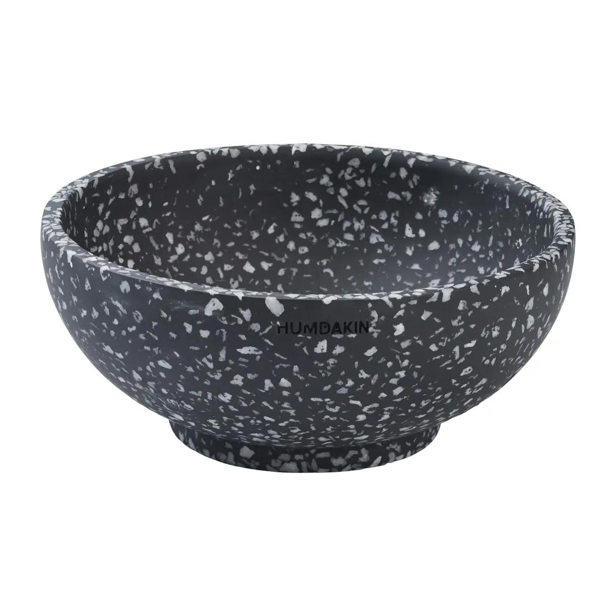 Humdakin Terrazzo skål Ø18 cm, Black