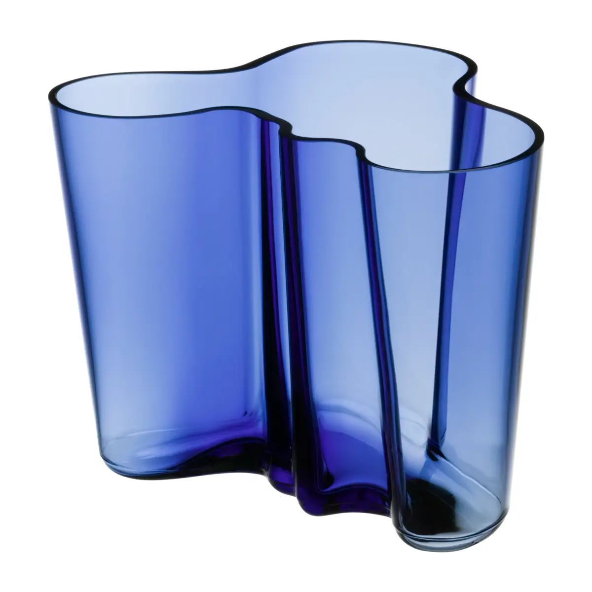 Alvar Aalto vase ultramarineblå, 160 mm