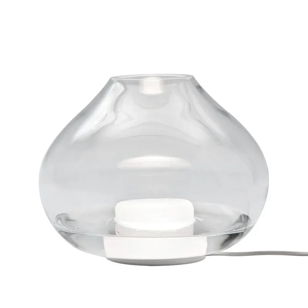 Sula bordlampe, glass klart