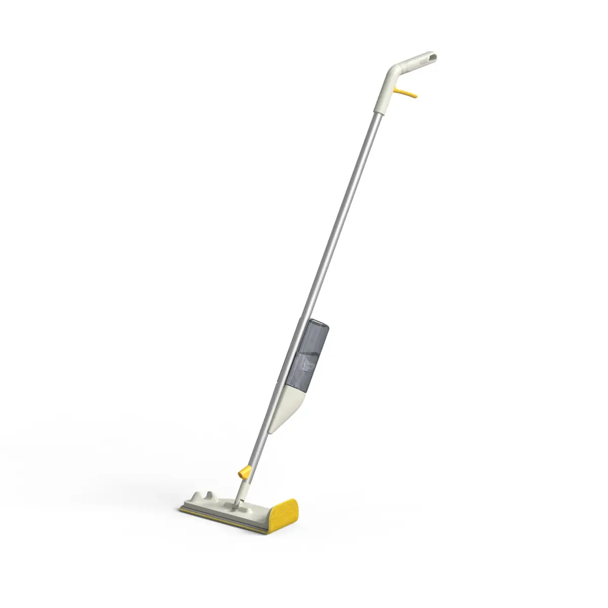 Cleantech 2-i-1 gulvmopp med skrubb, Light Stone