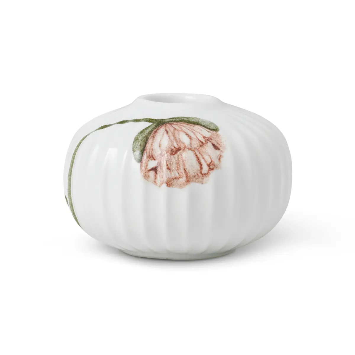 Hammershøi Poppy lysestake Ø7,5 cm, Hvit