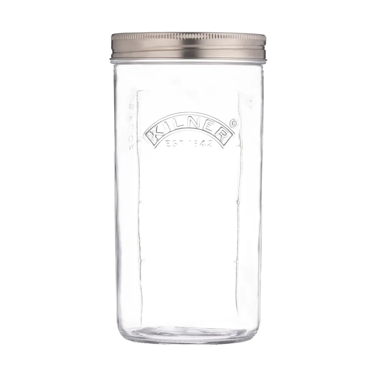 Kilner fermenteringssett, Klar-rustfritt stål, 1 L