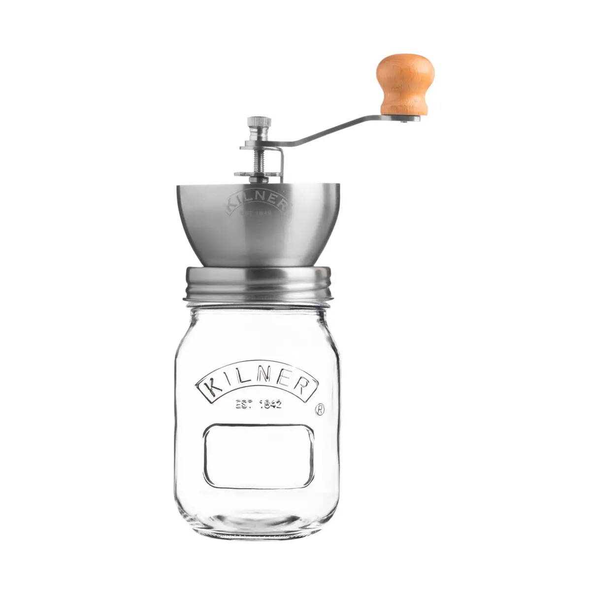 Kilner kaffekvern, Klar-rustfritt stål, 0,5 L