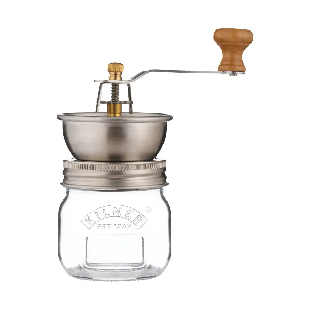 Kilner krydderkvern, Klar-rustfritt stål, 250 ml