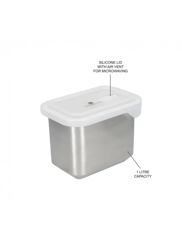 Matboks All-in-One 1 l, Rustfritt stål