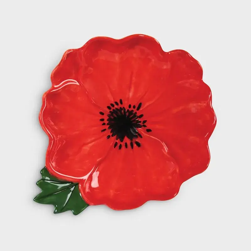 Poppy skål Ø21 cm, Rød
