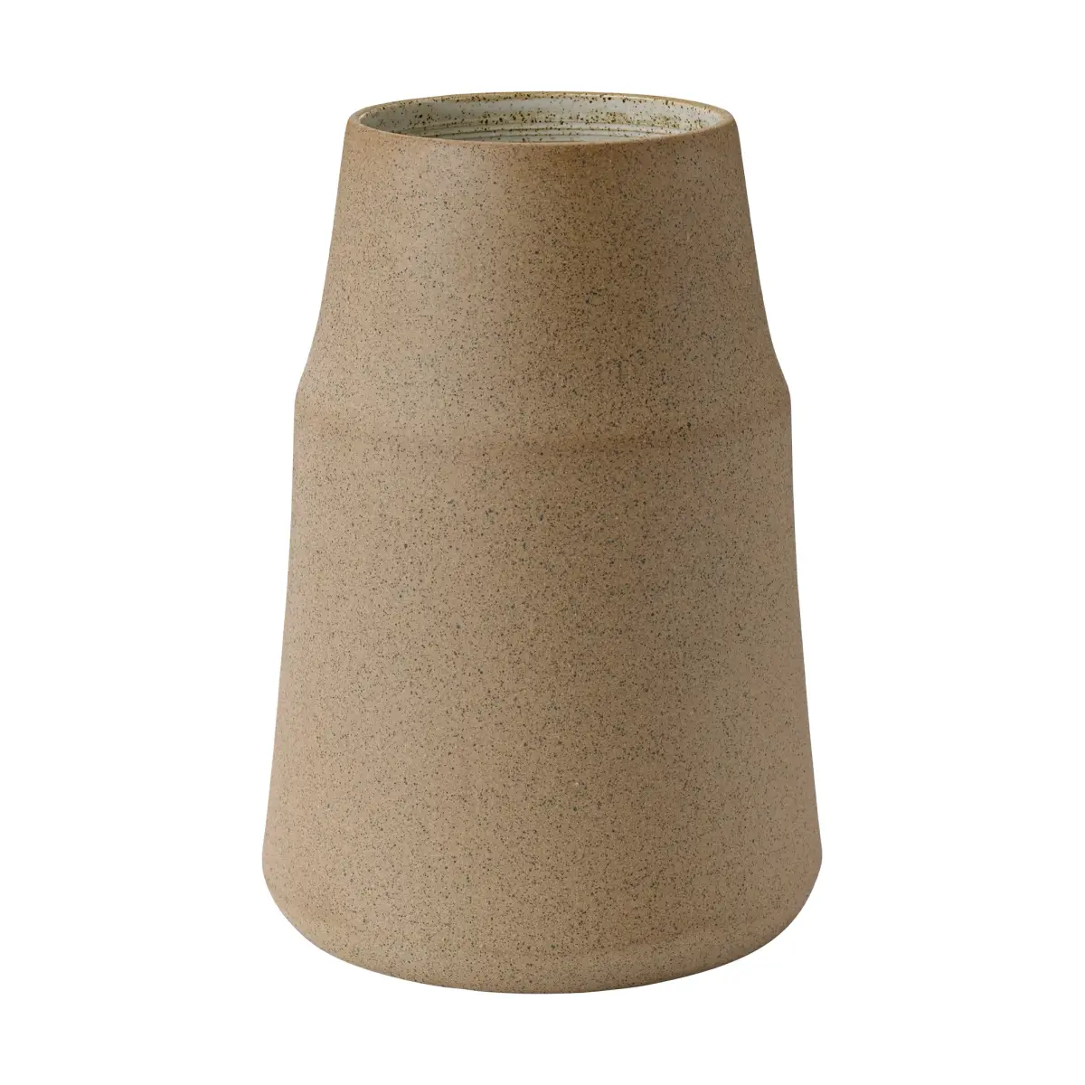 Clay vase 18 cm, Warm Sand