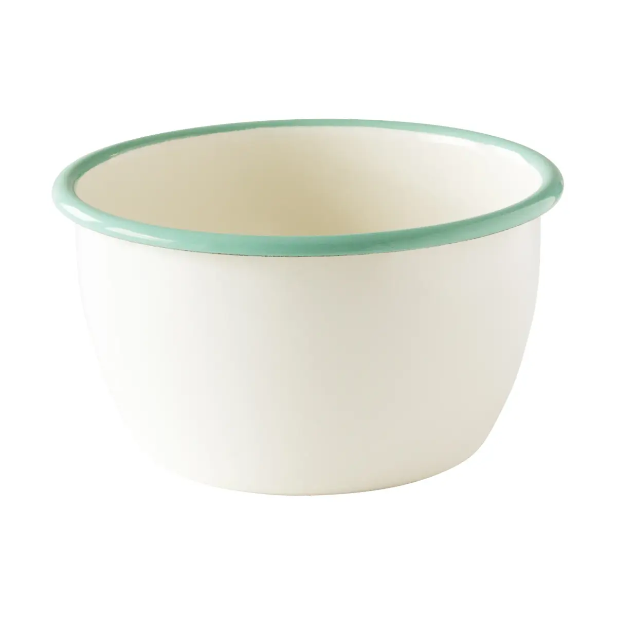 Kockums bolle, Cream lux-grønn, Ø14 cm
