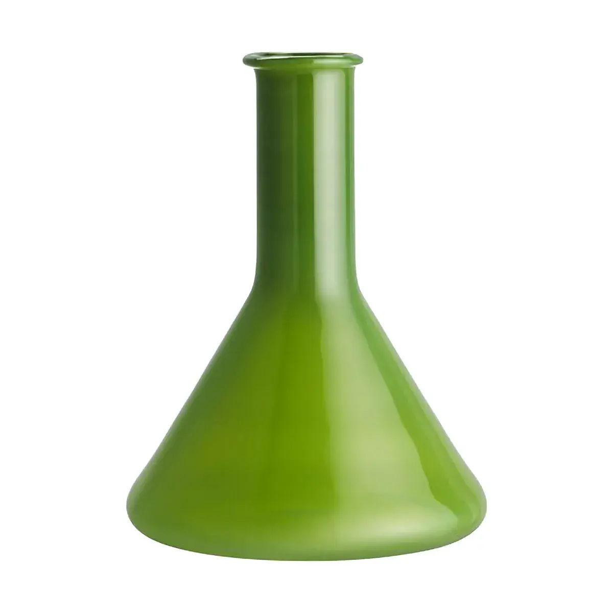 Lab måleglass vase 18,5 cm, Grønn