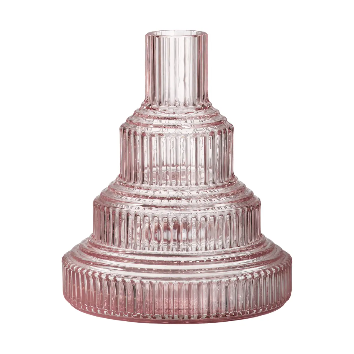 Pavilion vase Ø114x134 mm, Rosa