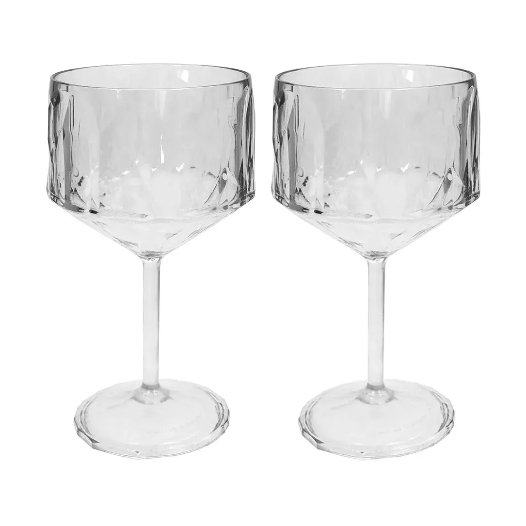 Club No. 15 drinkglass plast 40 cl 2-pakning, Krystallklar