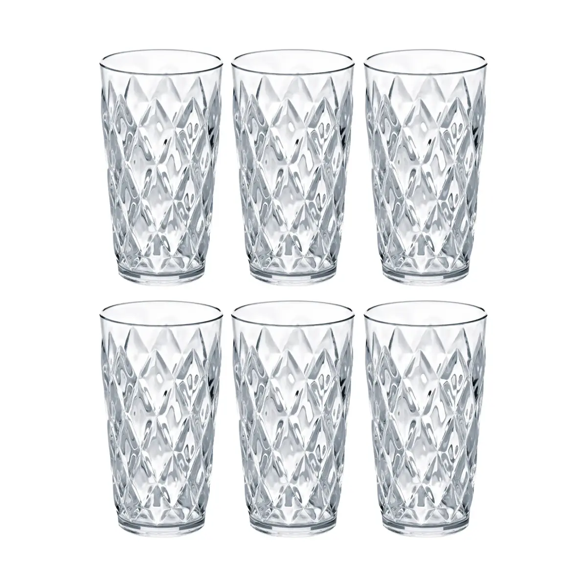 Crystal L glass 6-pakning, Krystallglass