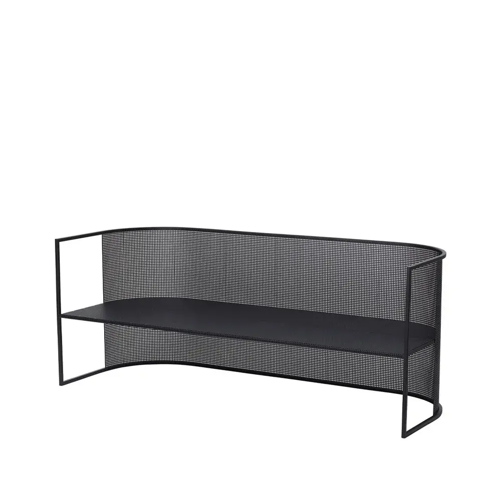 Bauhaus benk, black