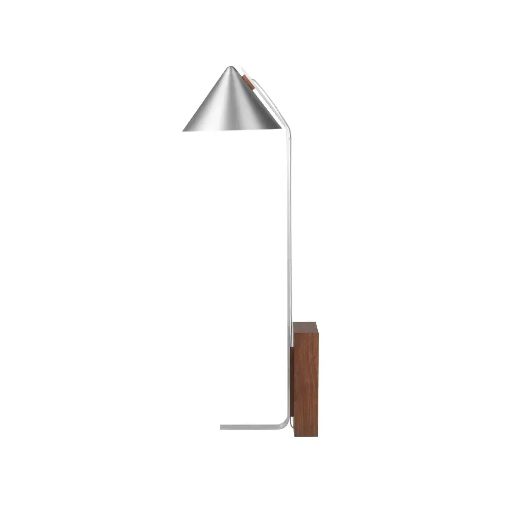 Cone gulvlampe, Aluminium børstet