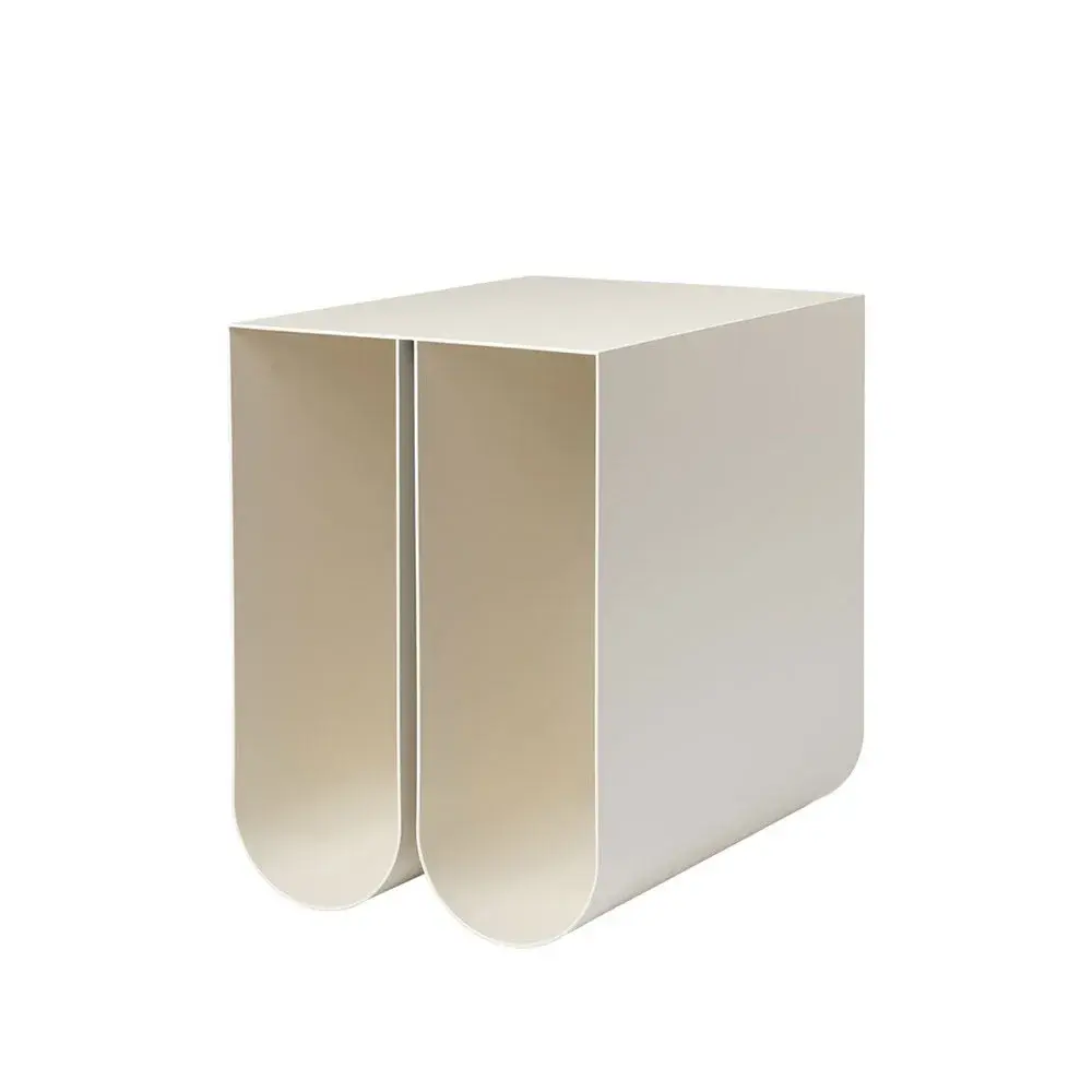 Curved sidebord, beige