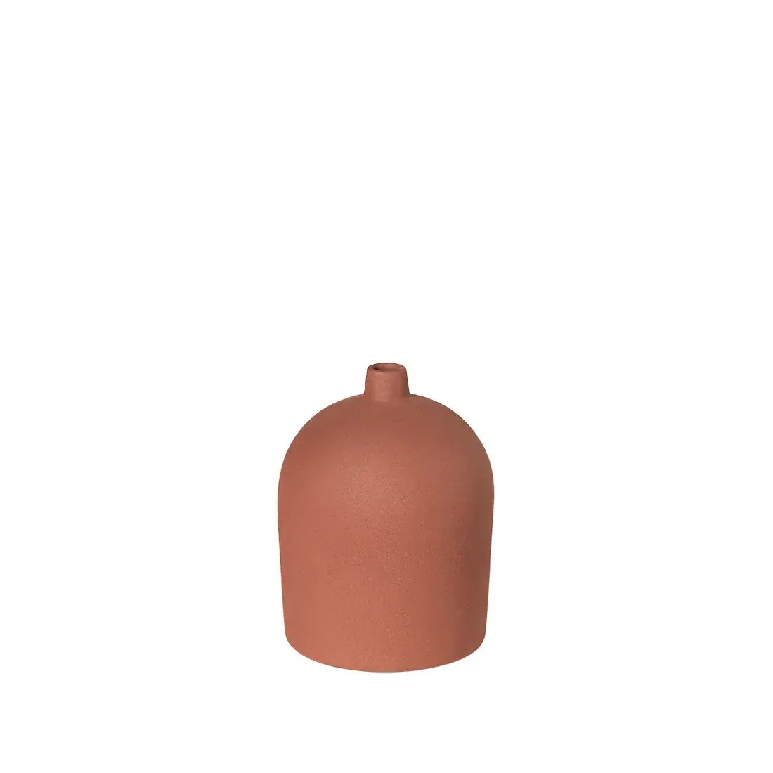Dome Vase S Ø14x20 cm, Terracotta red