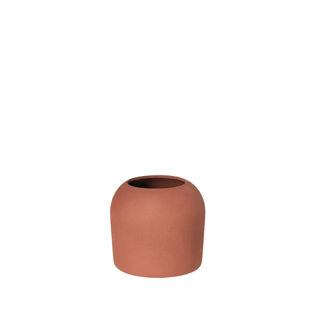 Dome Vase XS Ø16x14 cm, Terracotta red