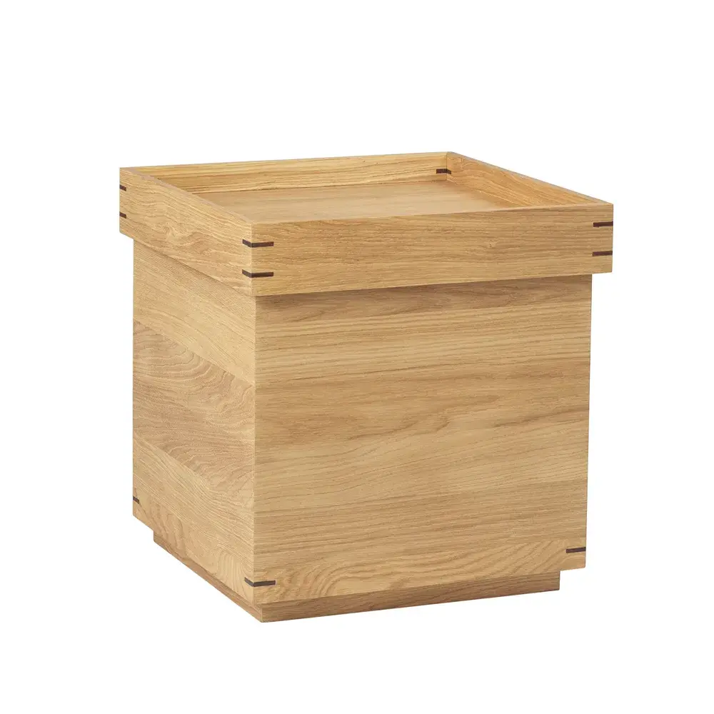 Japanese brettbord 44x44 cm, dark oak, small