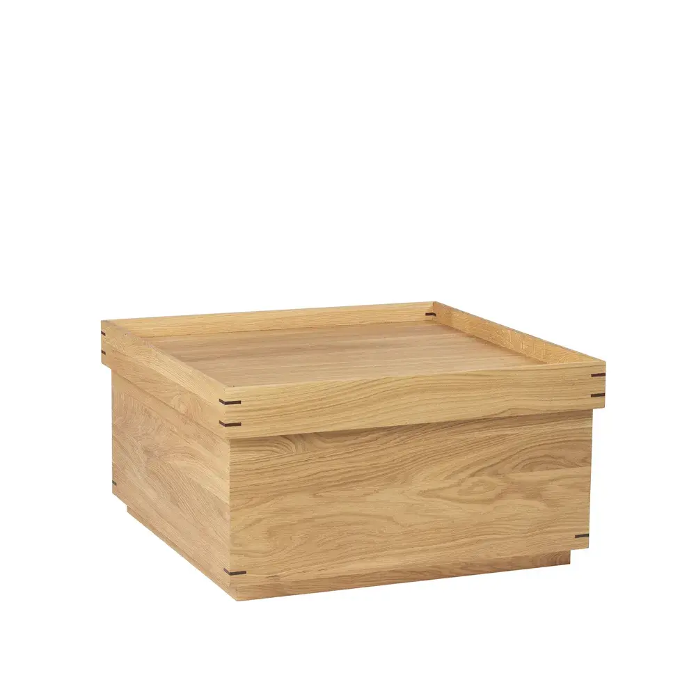 Japanese brettbord 68x68 cm, dark oak, large