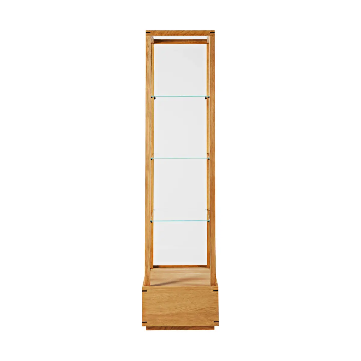 Japansk vitrineskap medium, Varm oljet eik