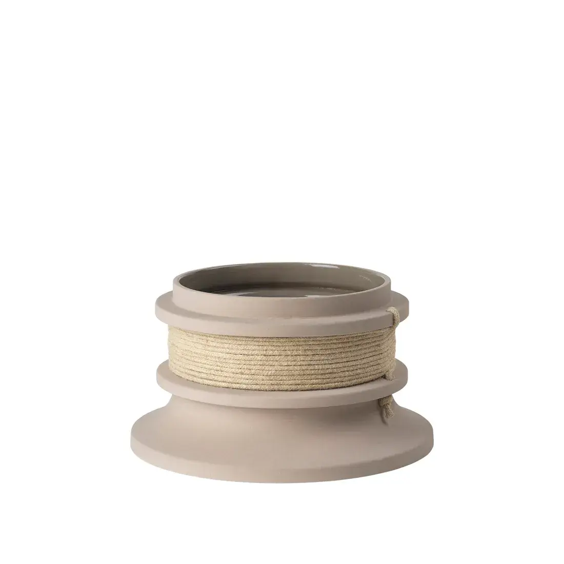 Rope skål Ø30 cm, Steingods-beige
