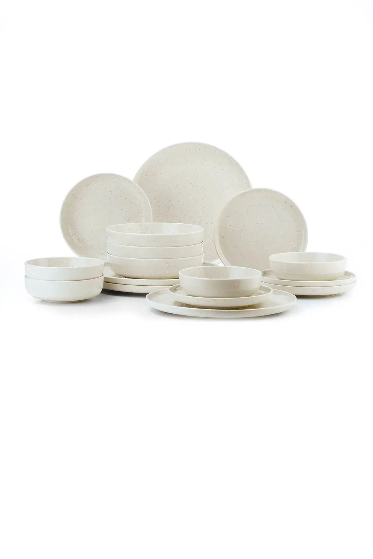 Evora porselensett 16 deler, Sand