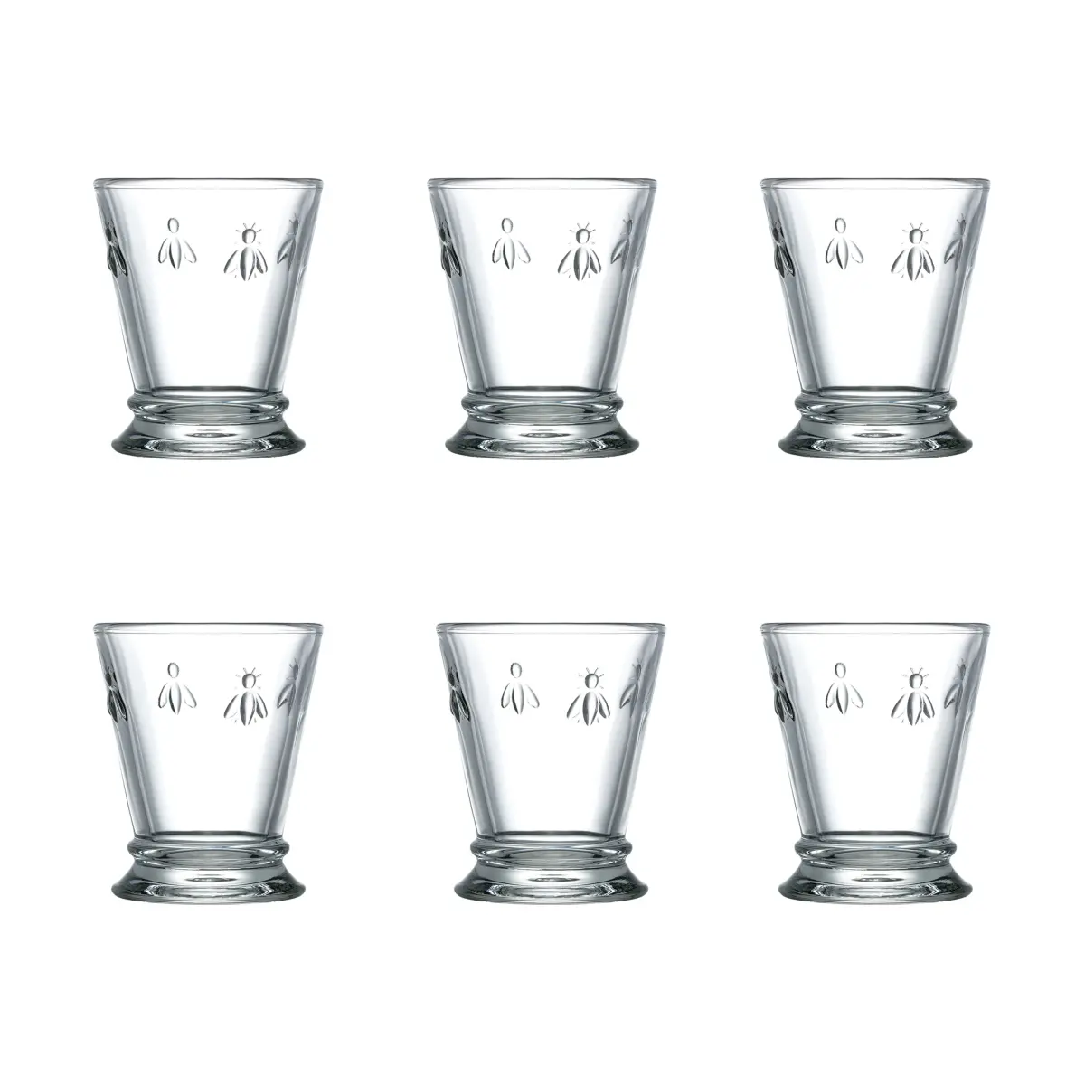 Abeille drikkeglass 26 cl 6-pakning, Klar