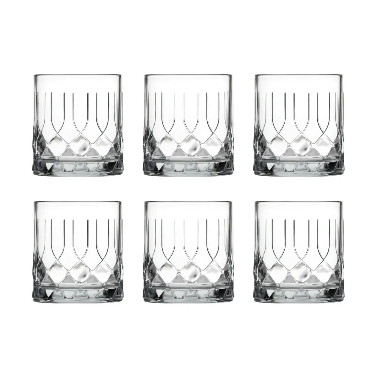 Chicago tumbler whiskyglass 6-pakning, 34 cl