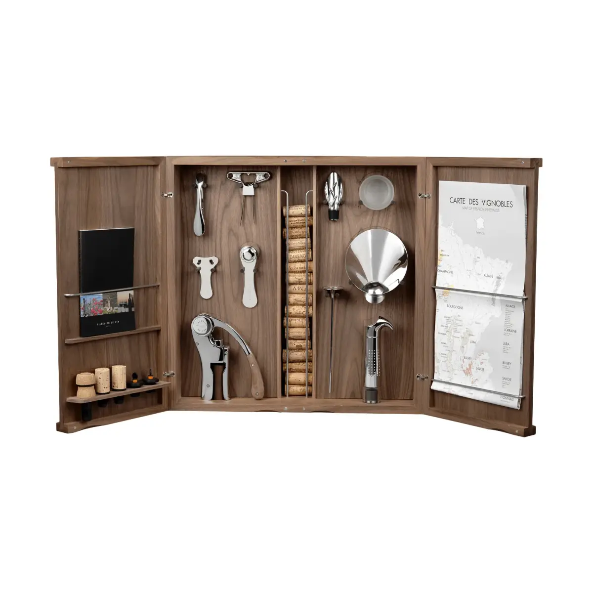 Cabinet d'Oeno-Curiosités vinskap, 13 deler