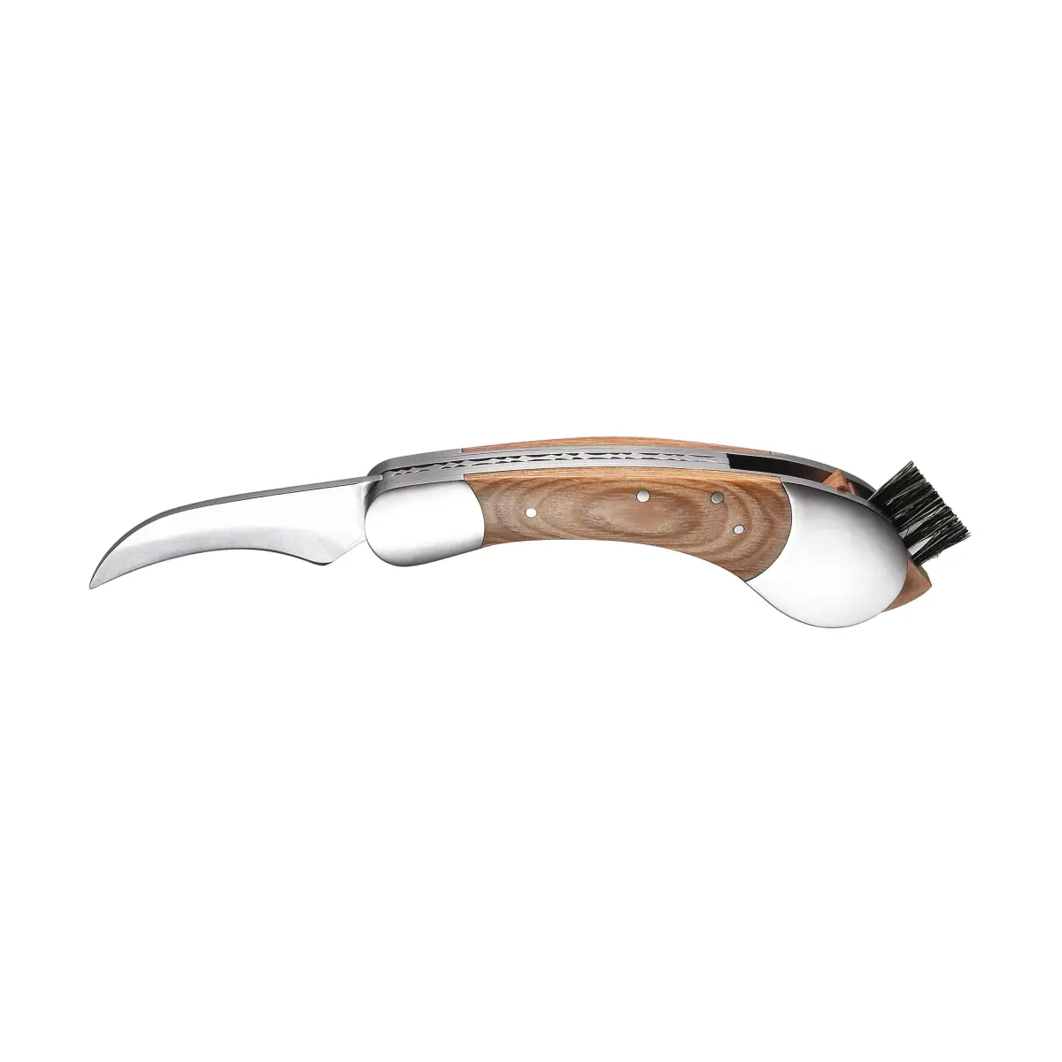 Legnoart PORCINO sopp-kniv, Lyst treskaft-matt stål